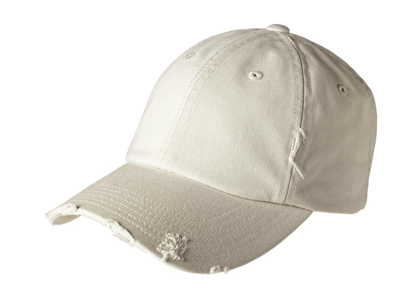 District Threads DT600 Distressed Cap - Stone - OSFA