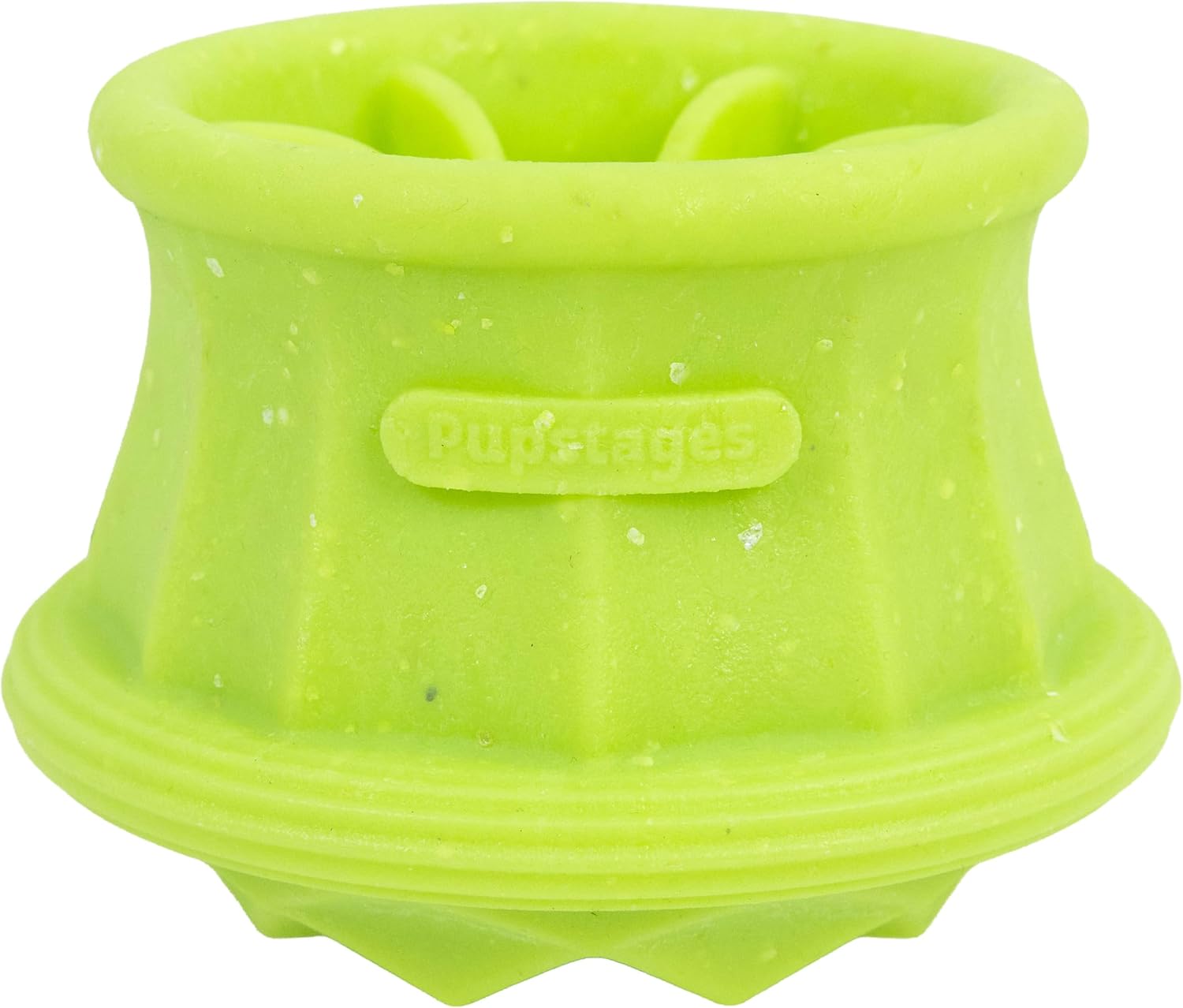Flex-Force Veggie Chew Dog Toys, Multi-Textured & Floats, Multiple Scents for Sensory Play, Moderate Chewers, Teething Puppies and Small Breeds up to 25 lbs, 3-Pack, 4.9"