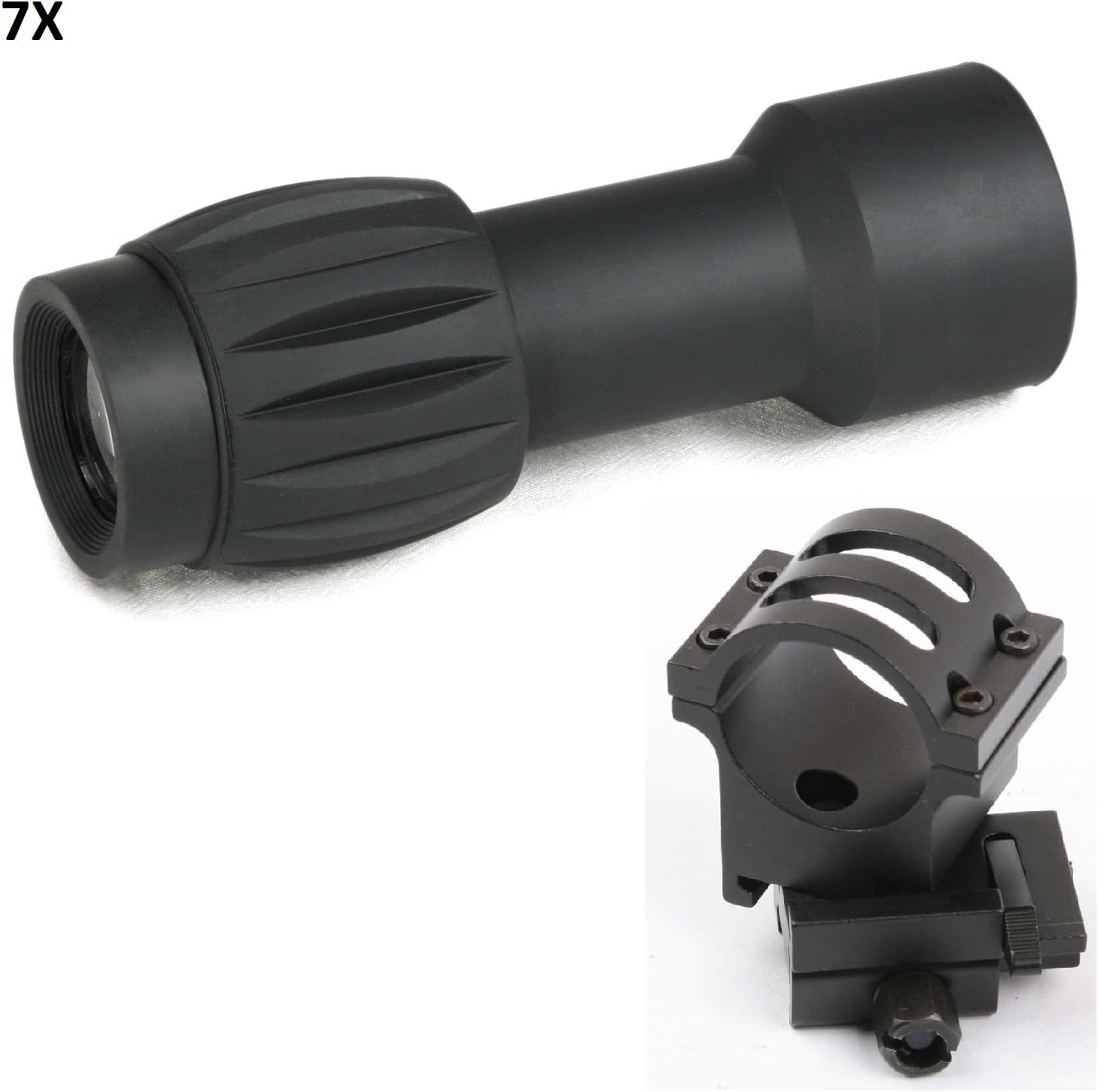 Mako 7X Magnifier for Red Dot/Reflex Sights (3rd Generation) - Black
