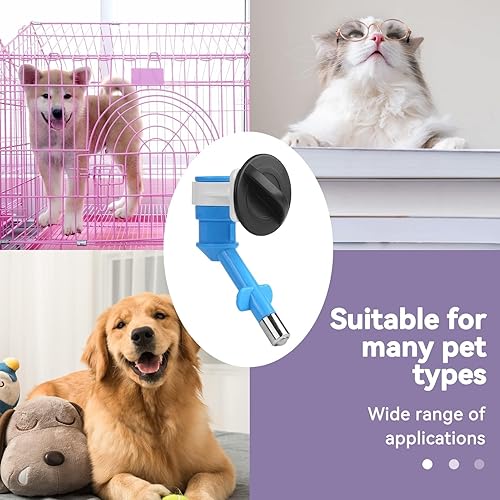 Miniatura 2 de Dispensador de agua para perros, botella de agua de llenado superior, dispensador de agua para perros, gatos y conejos, boquilla de botella de agua
