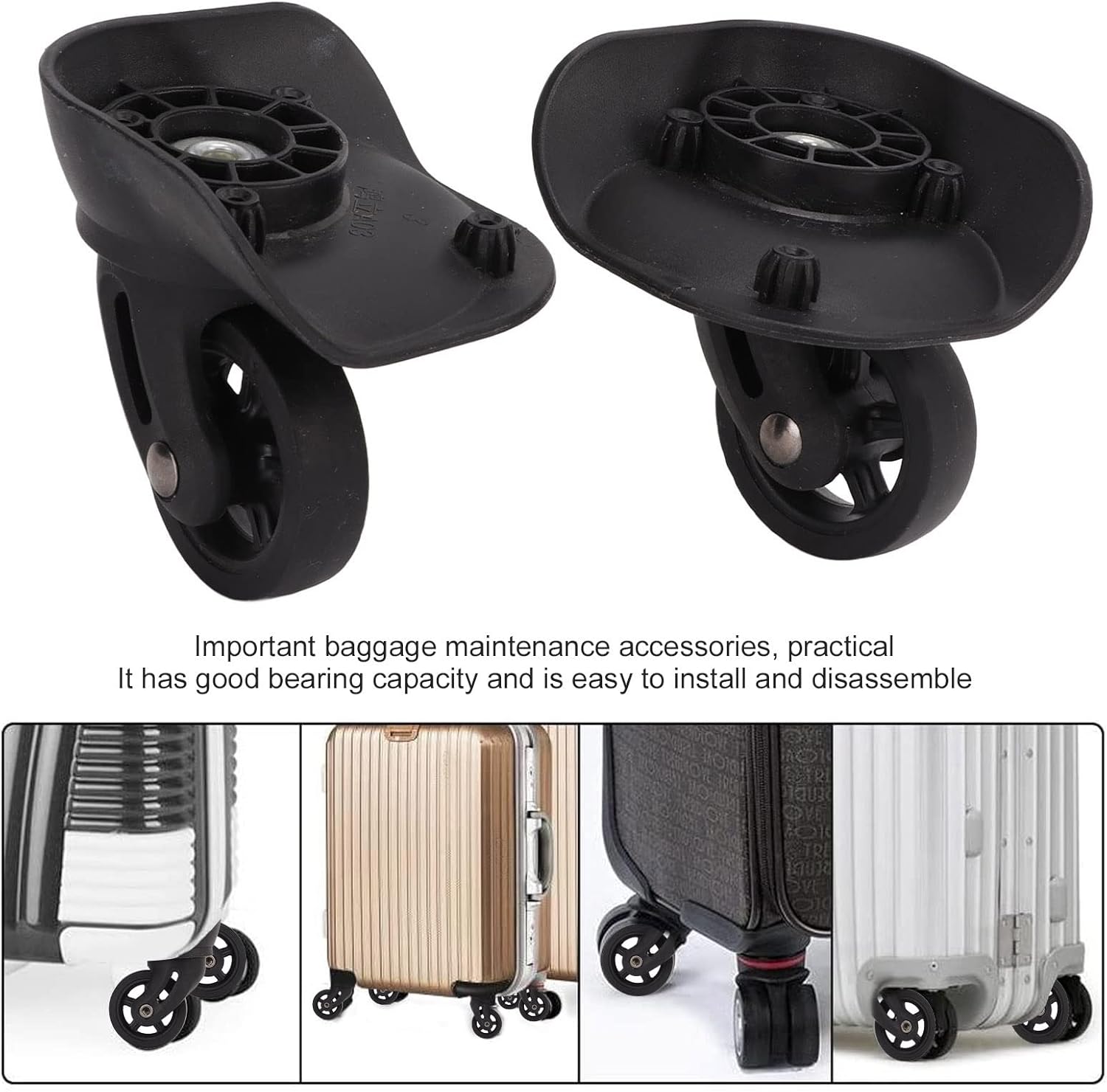 Buy Luggage Swivel Wheels Replacement, Swivel Replacement Wheel for