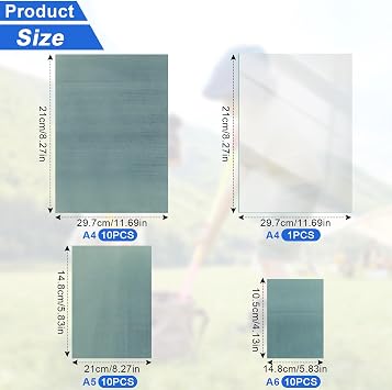 30 Sheet A4/A5/A6 Cyanotype Printing Paper, High Sensitive Sun Print Paper