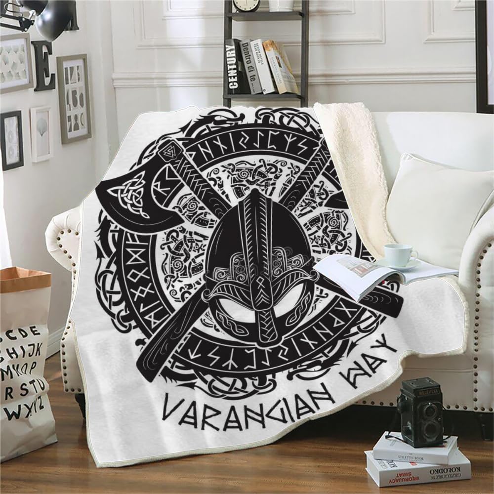 Vikings Sherpa Fleece Throw Blanket 150X200 3D Printed Odins Mythology  Viking Warrior Ship Kids boys Flannel Blanket Single Bed Sofa Throw Super  Soft Thick Fluffy Warm For Winter Summer,D2 : Amazon.co.uk: Home
