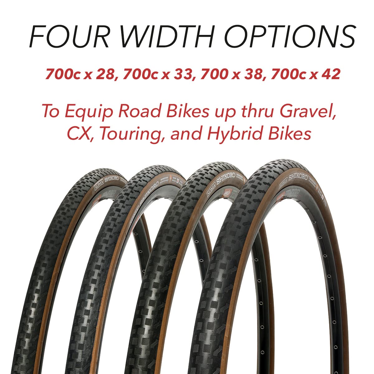Soma Shikoro Tire 700C Clincher Tire For Cyclocross, Foldable