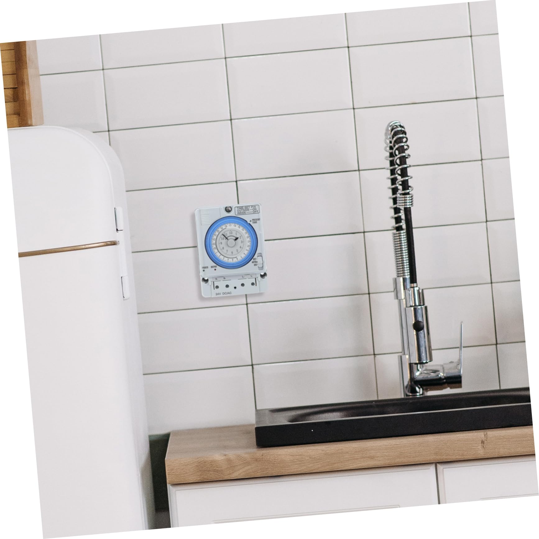 Temporizador Mecánico de Cocina Blanco Pc, Cuenta Regresiva Analógica | Uso Sencillo y Portátil, Diseño Simple, para Hornear y Preparar Pancakes Estilo Aleatorio