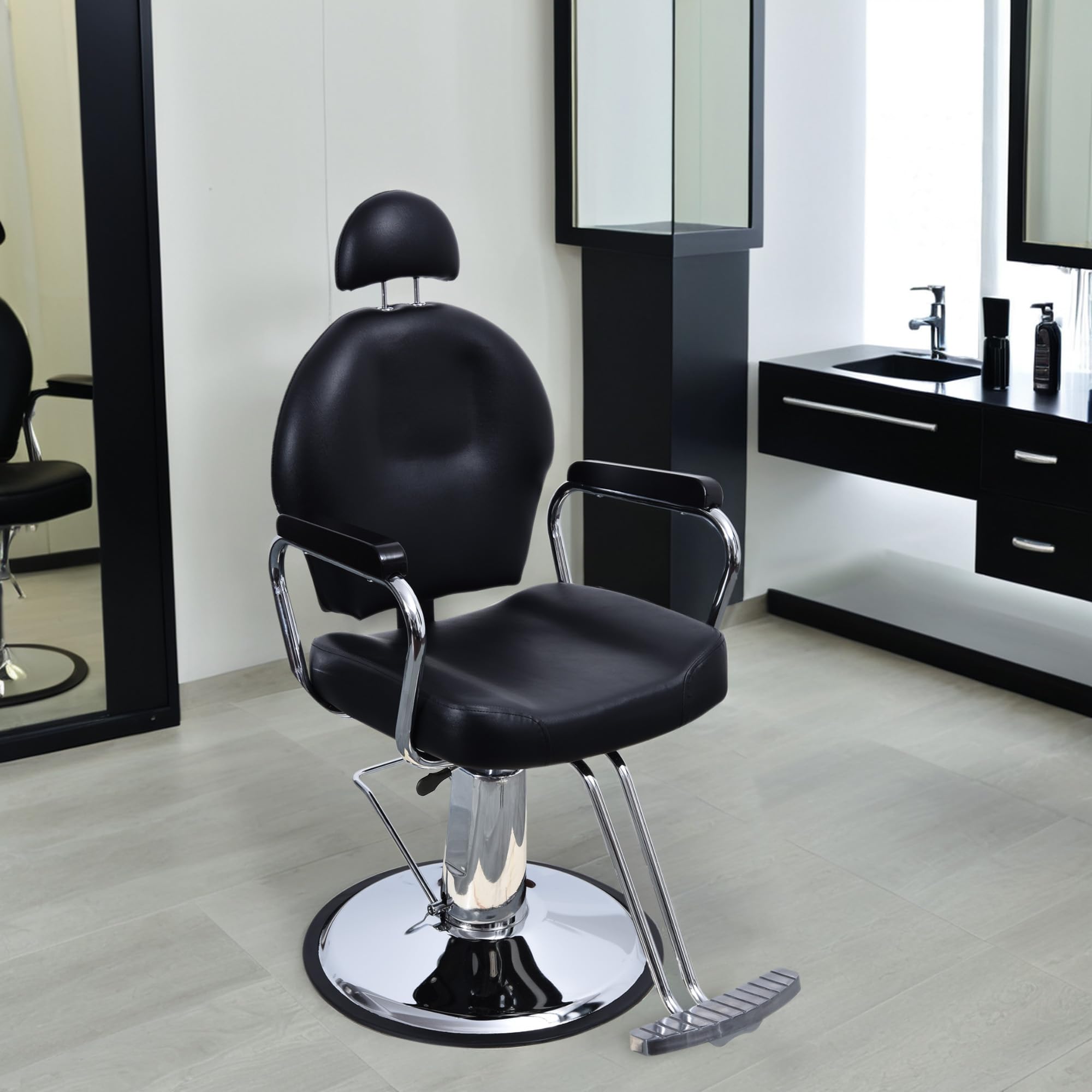 BarberPub Peluquería Peluquería Silla Distancia Silla Peluquería Configuración hidráulico Silla