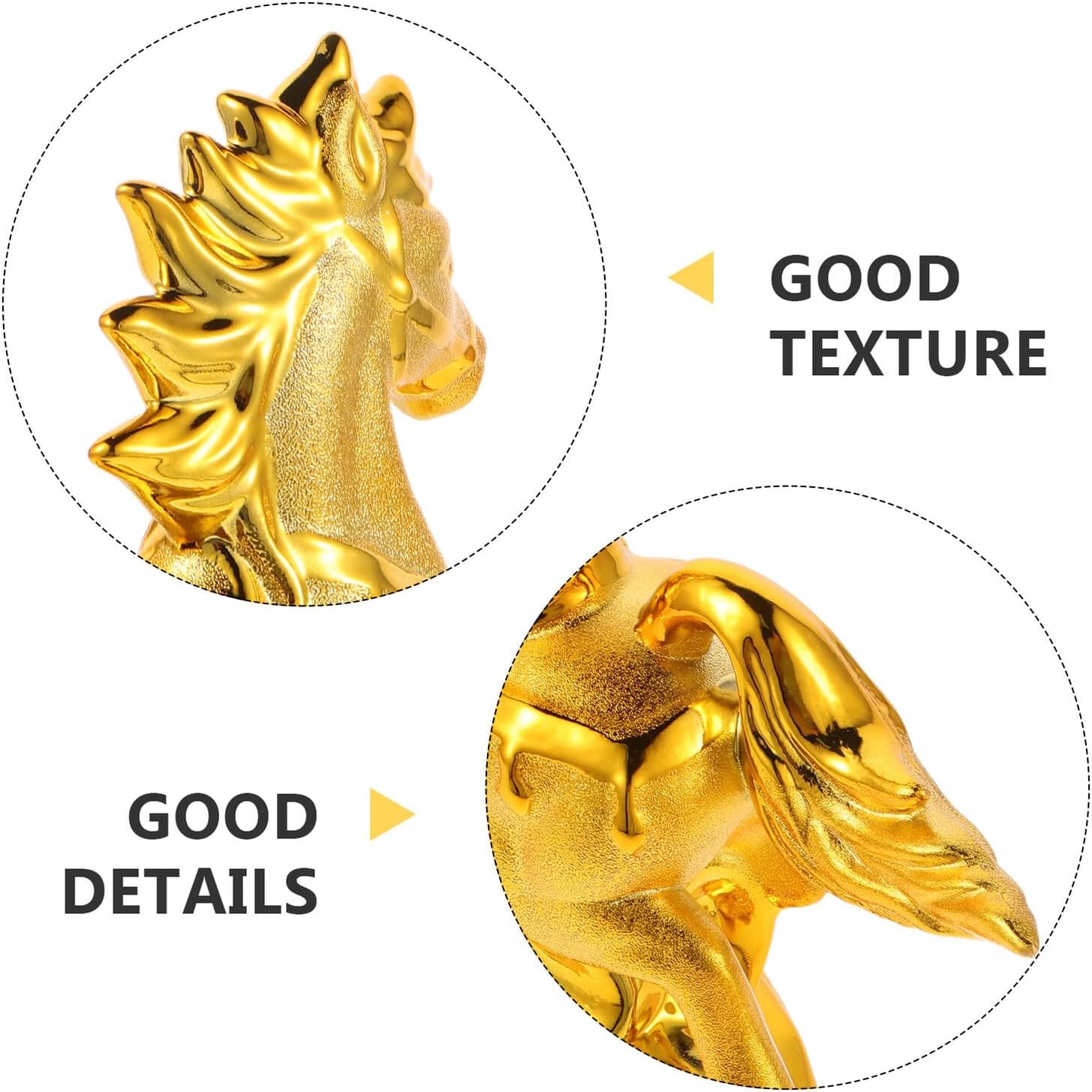 TOYANDONA Ceramic Horse Money Bank 2026 Zodiac Piggy Bank for Home Decor Wealth Success Horse Figurine