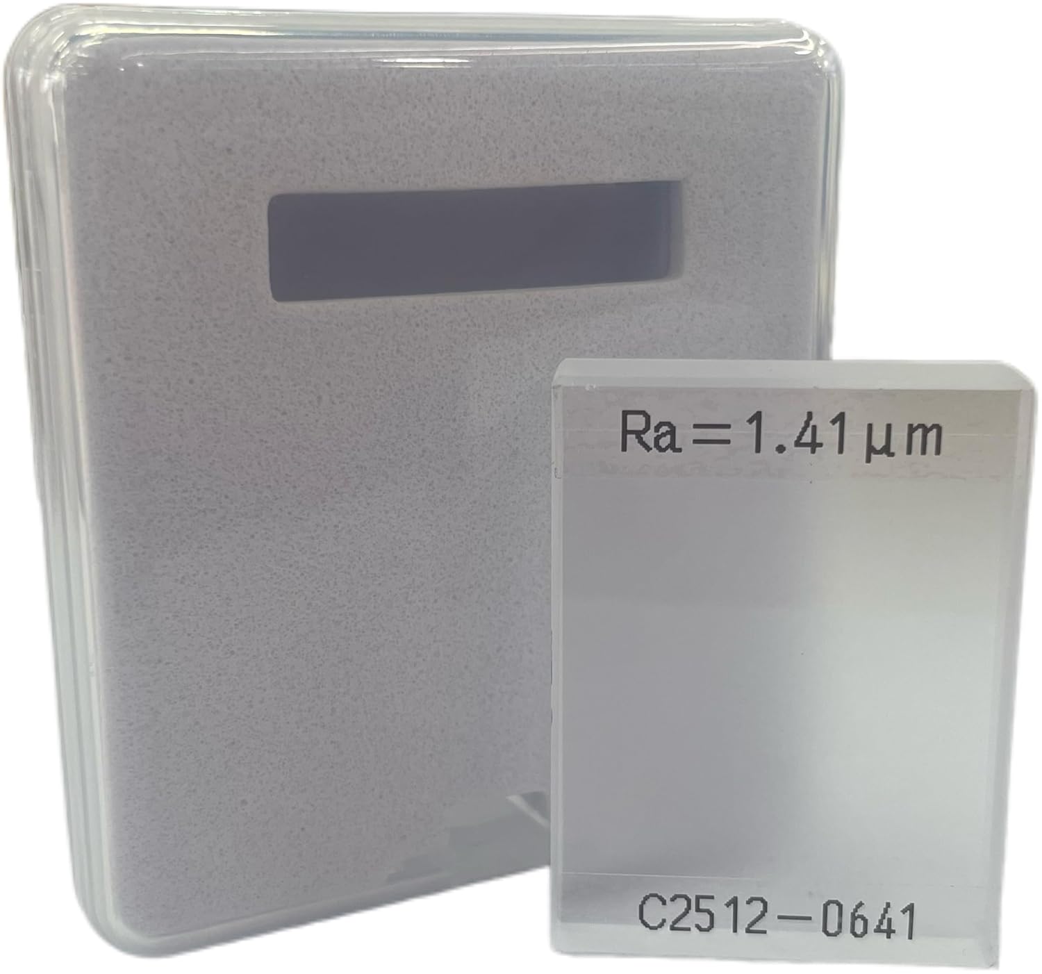 Portable Surface Roughness Tester Calibration Block with RA 1.4μm GB/T19067 ISO5436 Standards for Model KR110 KR220 Digital Surface Roughness Gauge