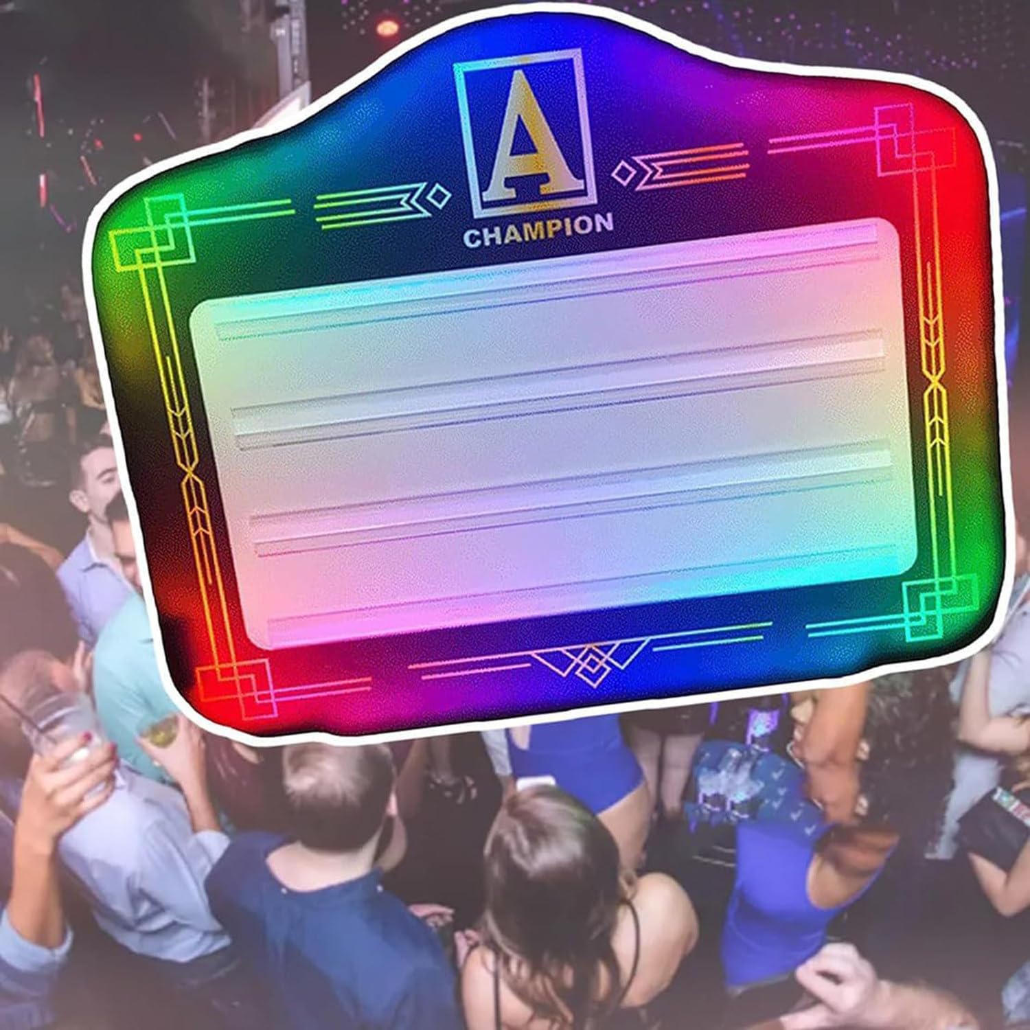 LINCYS Led Letter Bottle Presenter With Color Change, Customized Logo  Perfect For Happy Birthday, Acrylic Spellable Letter Plaque Vip Service Ace