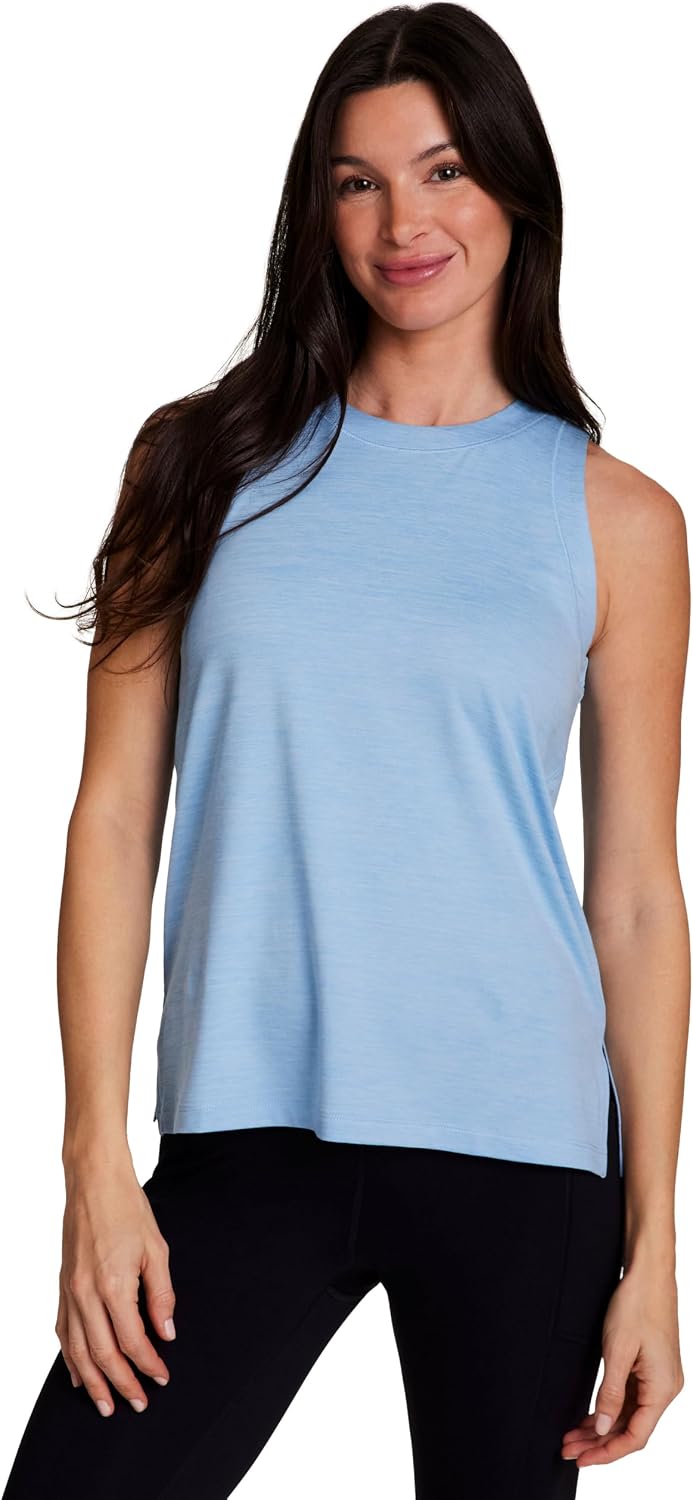 RBX Active Sleeveless Workout Shirt for Women Relaxed Fit Buttery Soft Crewneck Tank Top