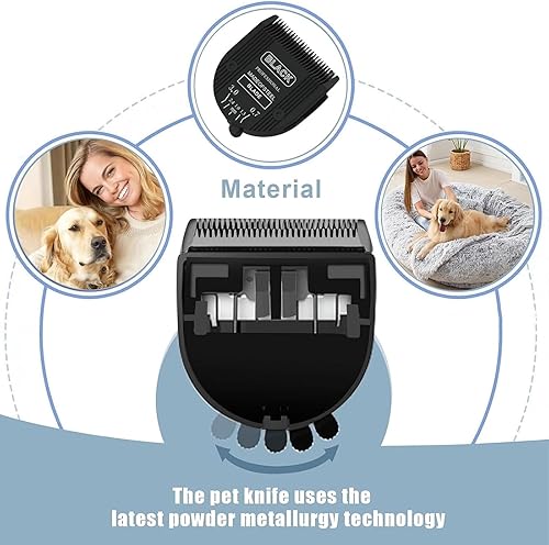 Miniatura 9 de colorski 2 cuchillas de repuesto 5 en 1 compatibles con Wahl Bravura Clipper. Chromado, Creativa, Figura, cortapelos para perros (5 en 13 unidades)