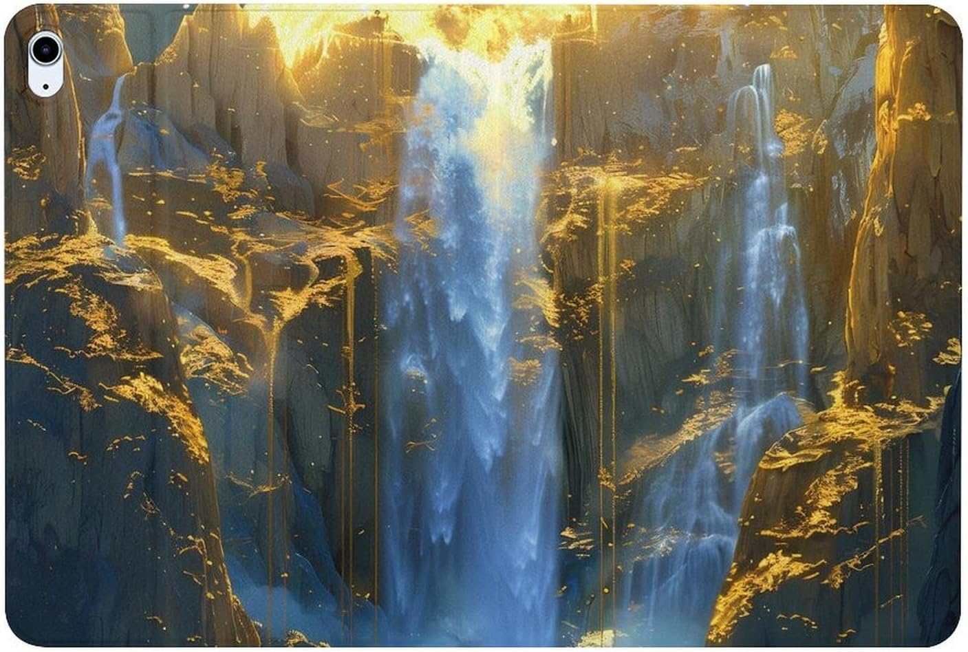 The Big Moon Printed Case Trifold Stand Protective Cover Compatible with ipad Air5/air4 (10.9in) /ipad Pro 2018(11in)