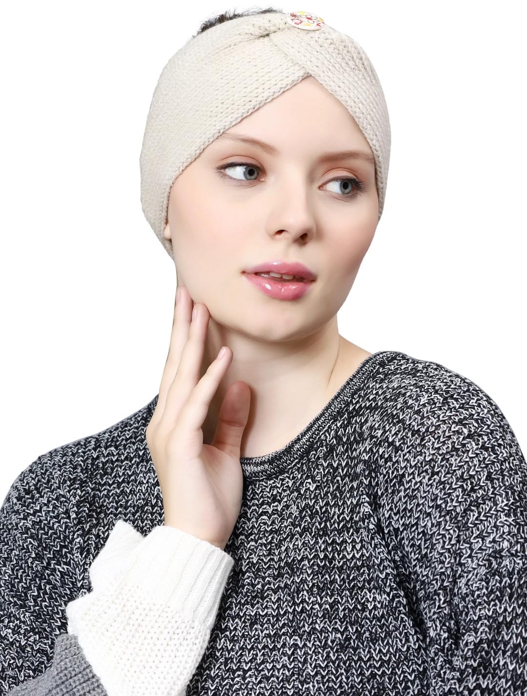 Winter Knitted Fleece-Lined Headband for Men & Women | Soft Woolen Ear Warmer Hair Band | Stretchable Acrylic Head Wrap & Earmuff | Unisex Winter Accessory for Outdoor Sports & Casual Wear