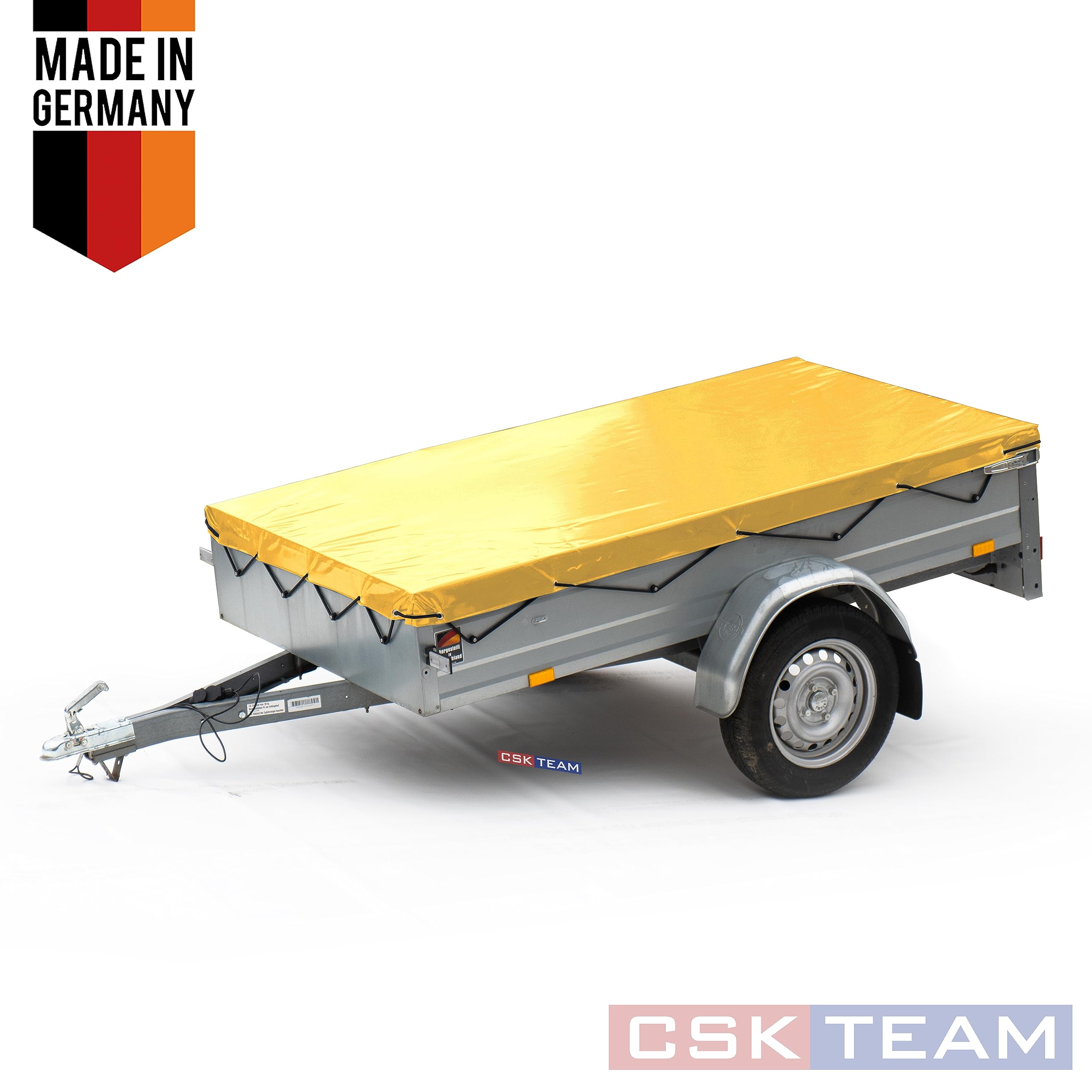 Flachplane für STEMA Anhänger 208 x 115 aus LKW Plane Wasserdicht, Reißfest und UV-beständig mit Seil