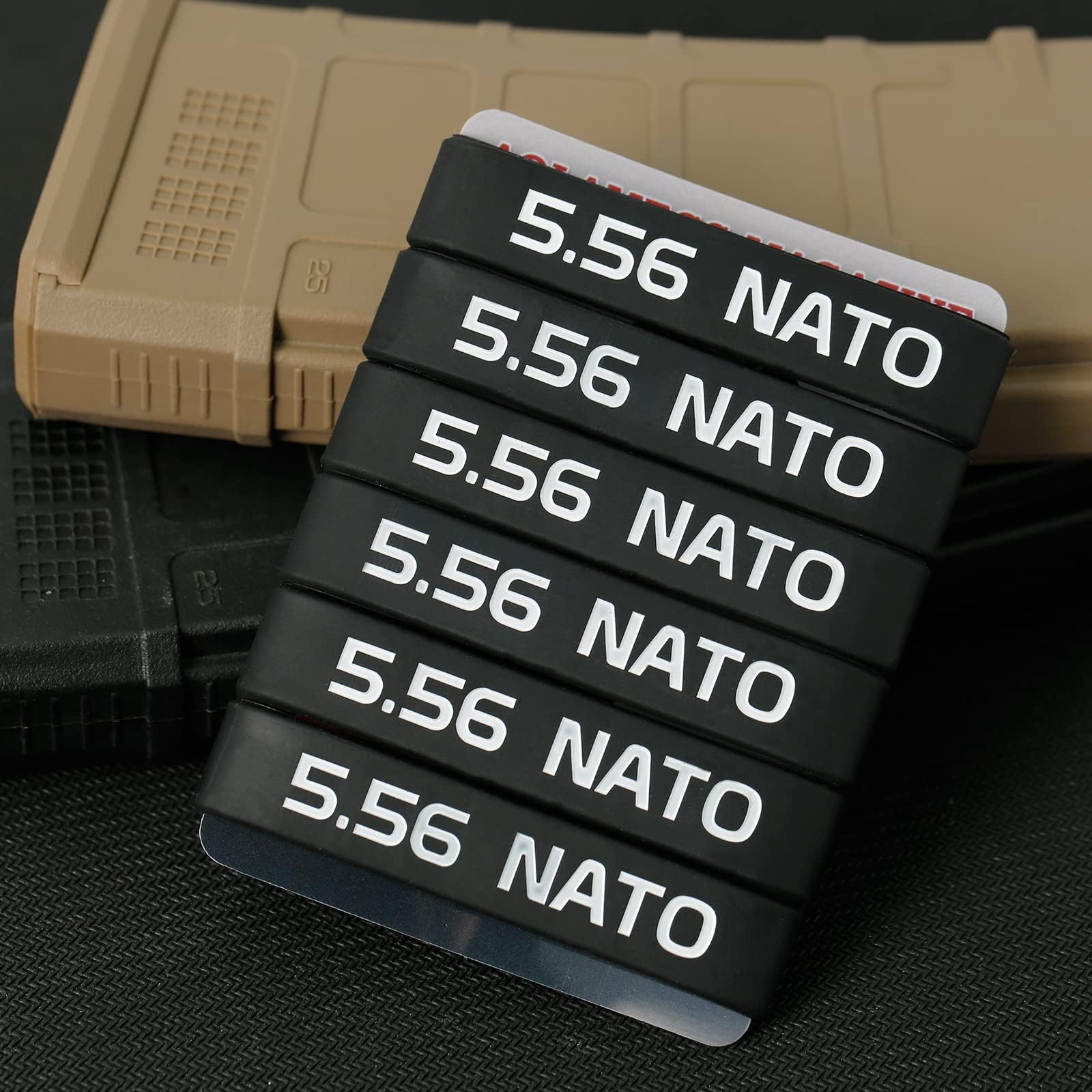 Aolamegs 5.56 Magazine Marking Band 6 Pack