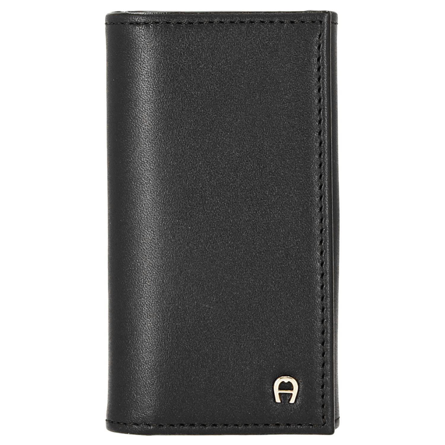 Aigner Schlüssel-Etui mit Karabinerhaken, 153530 schwarz.