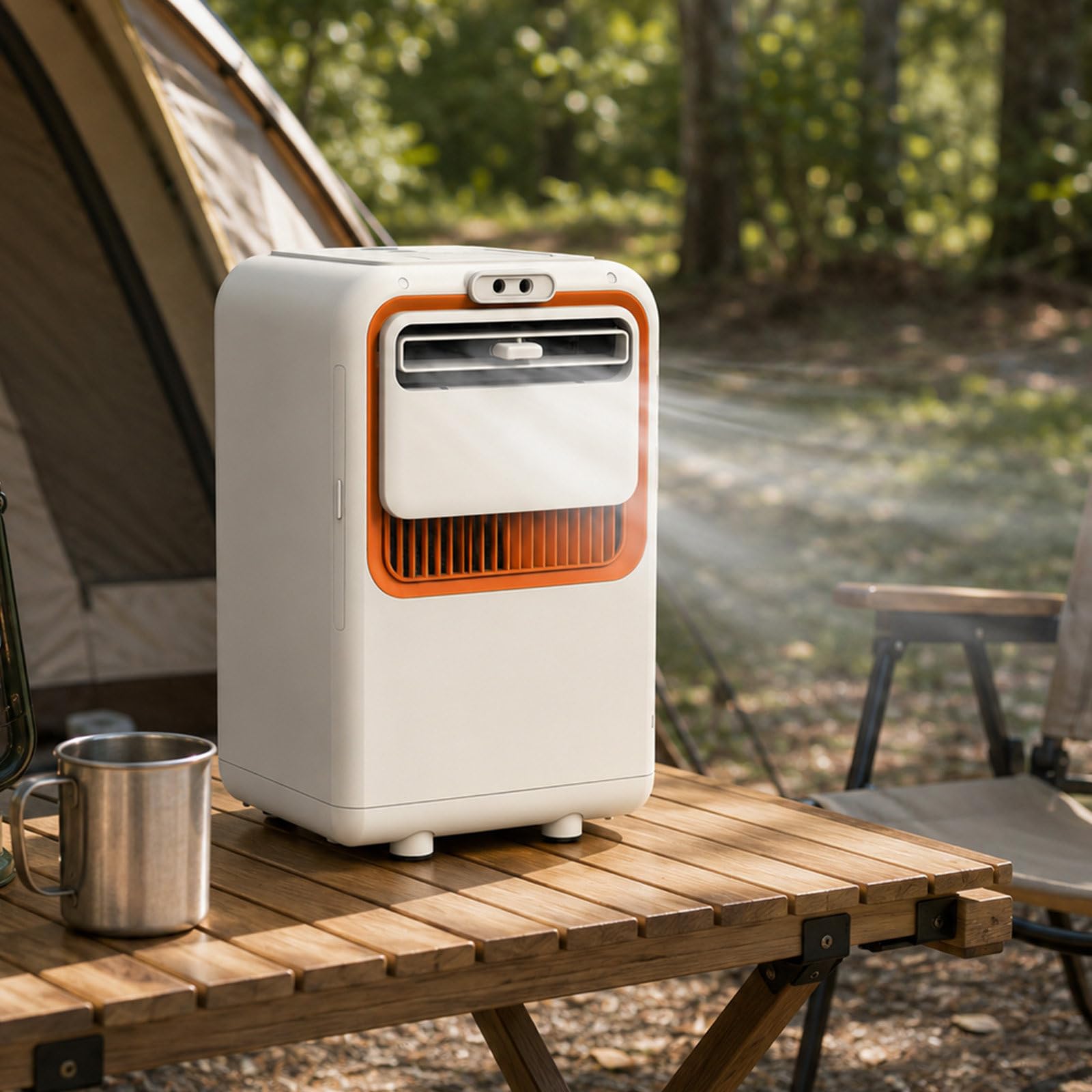 Agreilduite Multicolor Camping Portable Air Conditioner, 580W Cooler For Tents And Rvs
