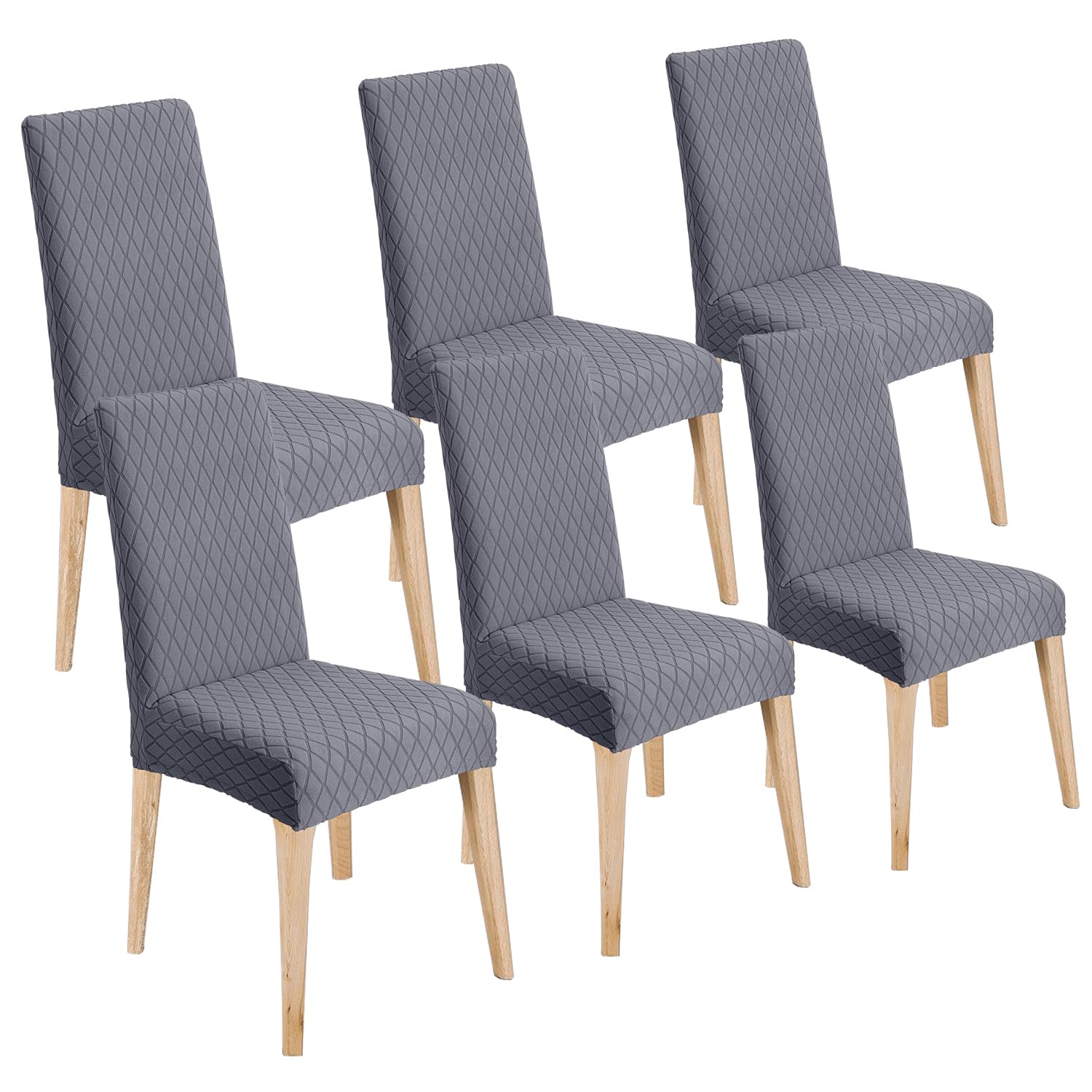 LANSHENG Dining Chair Covers Set of 6,