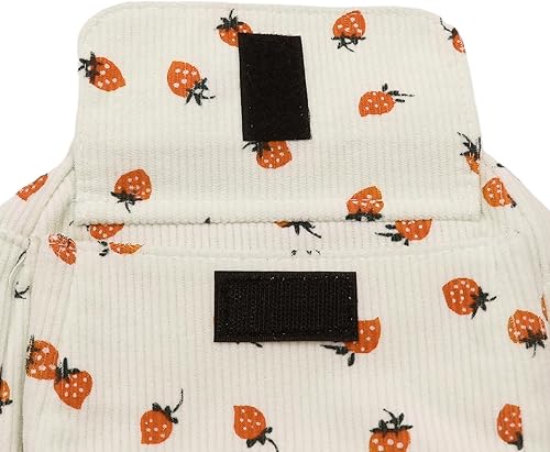 Miniatura 9 de Bolso cruzado de pana de fresa para mujeres y niñas, bonito bolso de mano con diseño de fresa, bolso de mensajero pequeño, bolso de hombro