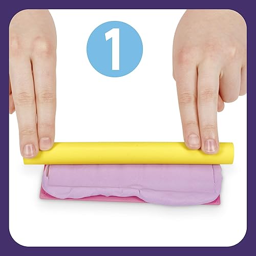 Miniatura 4 de Play-Doh Builder Fairy House Kit de construcción de juguetes para niños de 5 años en adelante con 3 colores no tóxicos, juego de manualidades fácil