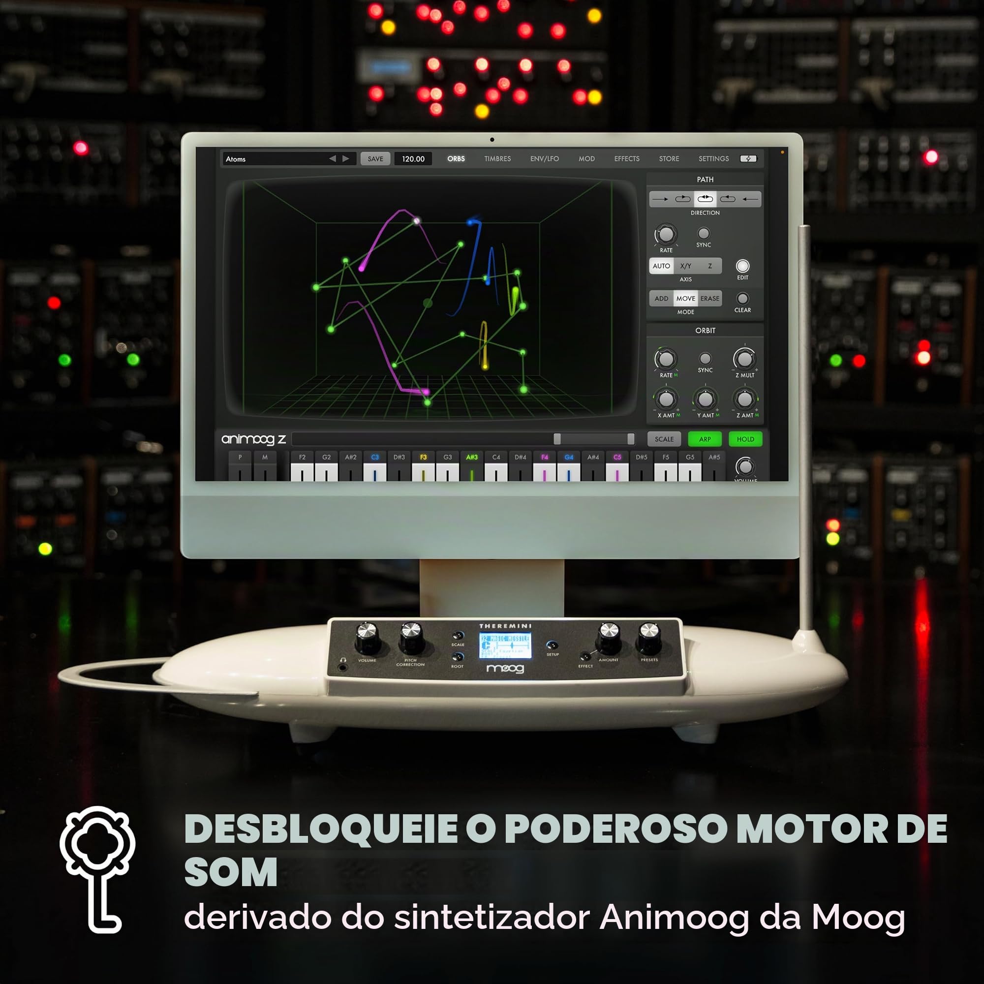 Moog Theremini Theremin : Amazon.com.br: Instrumentos Musicais