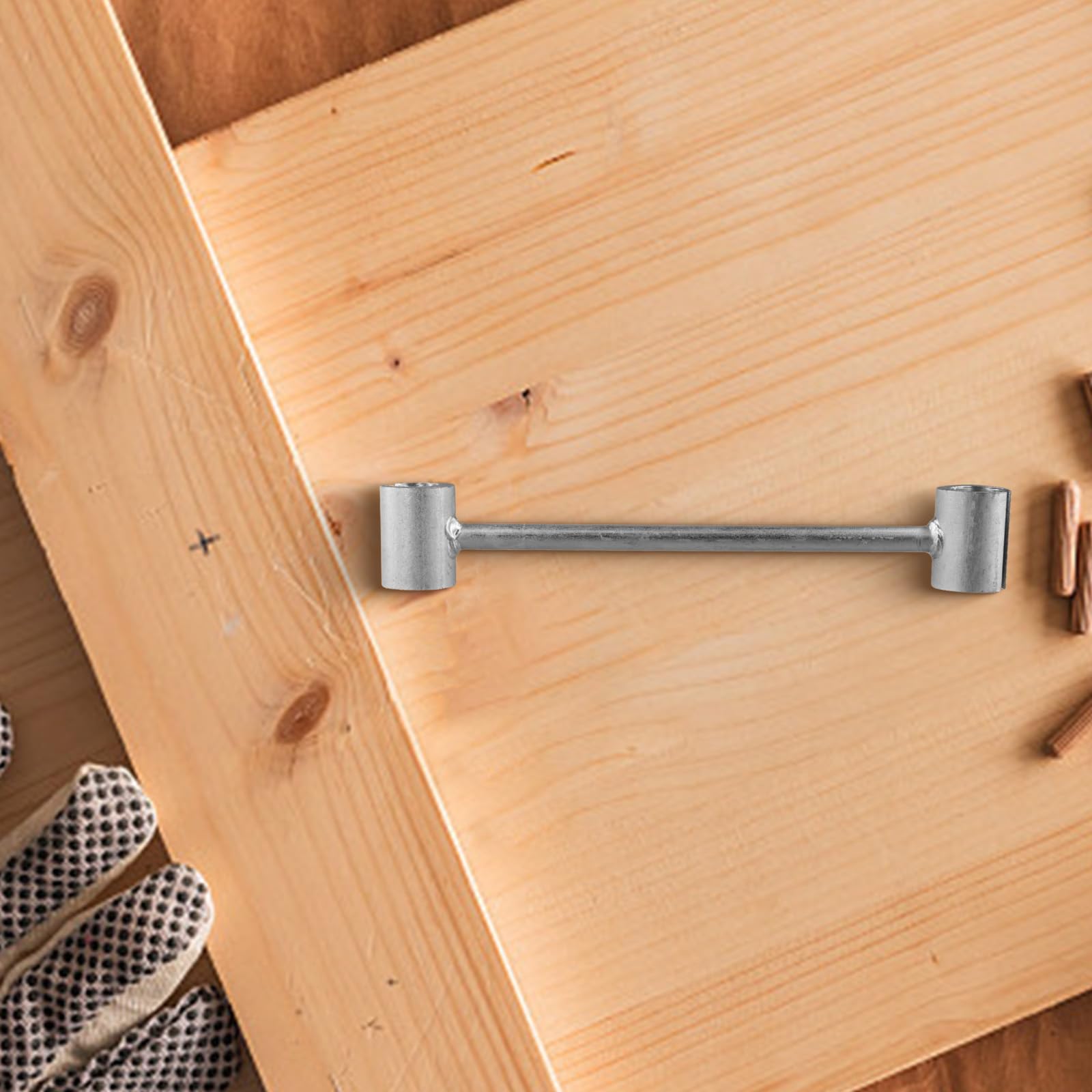 Scharnierspalten-Einstellschlüssel, Türscharnier-Reparaturwerkzeug, 8–25 mm Türscharnier-Einstellwerkzeug, Handwerkzeuge, verstellbarer Schraubenschlüssel (2 Stück)
