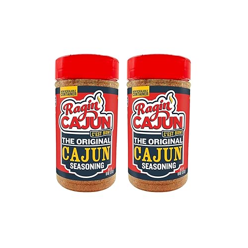All Purpose Original Cajun Seasoning 8 oz Ragin' Cajun (paquete de 2)