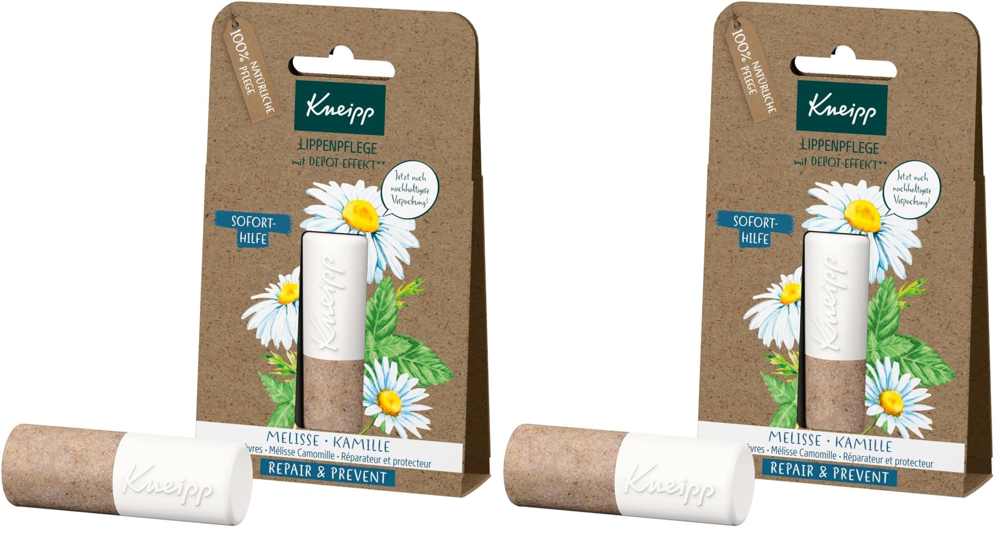 Kneipp Lippenpflege Repair Pflege, 4.7 g (2er Pack)