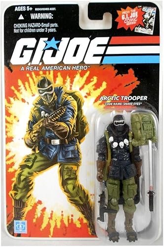 G.I. Joe 25th Anniversary Wave 8 - Arctic Trooper Snake Eyes Action Figure
