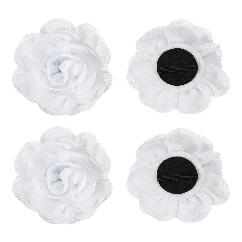 Pingente Floral Branco para Coleira de Cães, Gatos e Pequenos Animais PETAXCELL – 4 Unidades