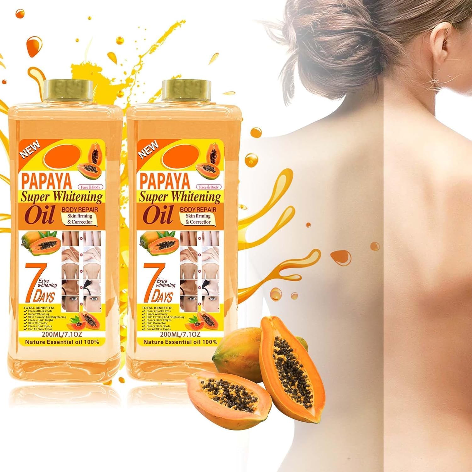 Veet Gold Papaya Super Whitening Oil