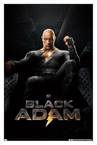 Miniatura 52 de Trends International DC Comics Movie Black Adam - Póster de pared de una hoja Versión enmarcada Barnwood