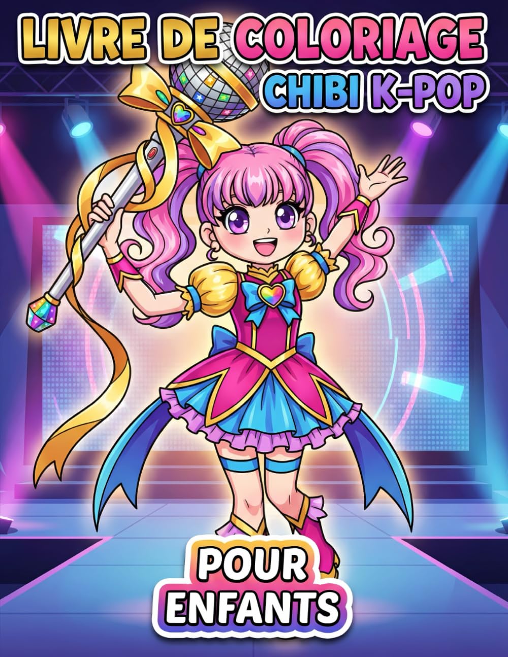 Livre de coloriage Chibi K-Pop: Plus De 60 Magnifiques Croquis Inspirés Par La Culture Musicale Asiatique. Une Excellente Activité Relaxante Pour Tous Les Âges