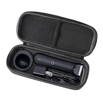 Travel Hard Case Fits for Lawn Mower 3.0 Plus, 4.0 PRO, 5.0 Ultra Groin & Body Hair Trimmer, Trimmers and Accessories Mens Ball Shaver Protective Organizer Carrying Pouch Bag - Case Only