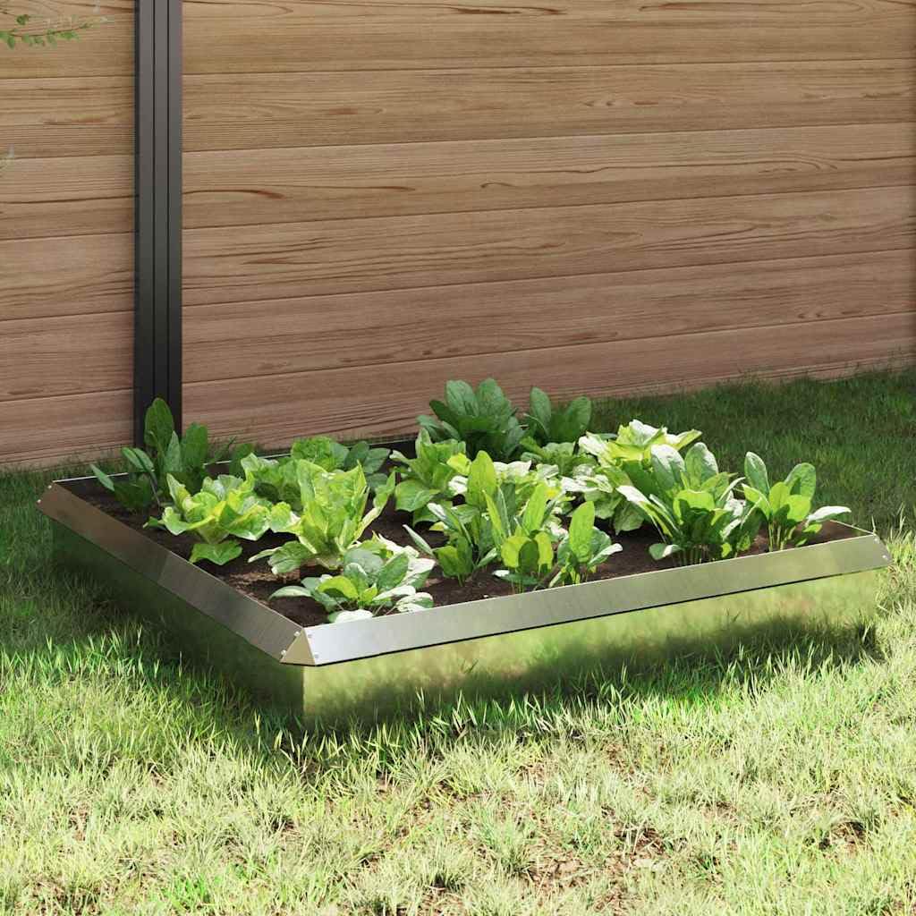Schneckenzauns 8 stück Silber Verzinkter Stahl für Garten, Terrasse, Außende