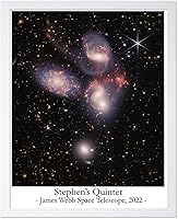 Vista 76 de Poster Master Póster celestial – Impresión del mapa de las estrellas – Regalo para astronomía, fanáticos lunares – Arte vintage para el hogar