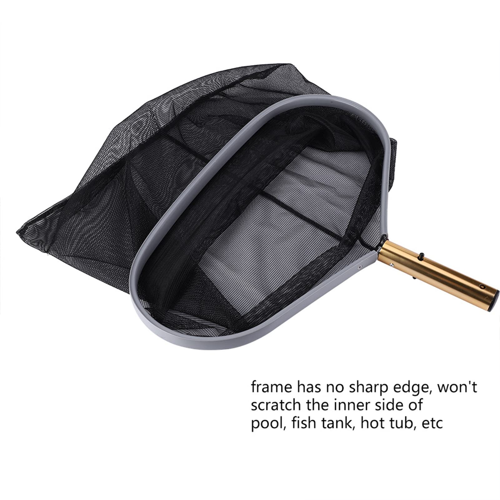 Rastrello per Piscina con Rete a Maglia Fine, Telaio | Retine a Maglia Fine per Drenaggio, Telaio in Alluminio Leggero, per Piscina Laghetto Vasca Idromassaggio Acquario, Design