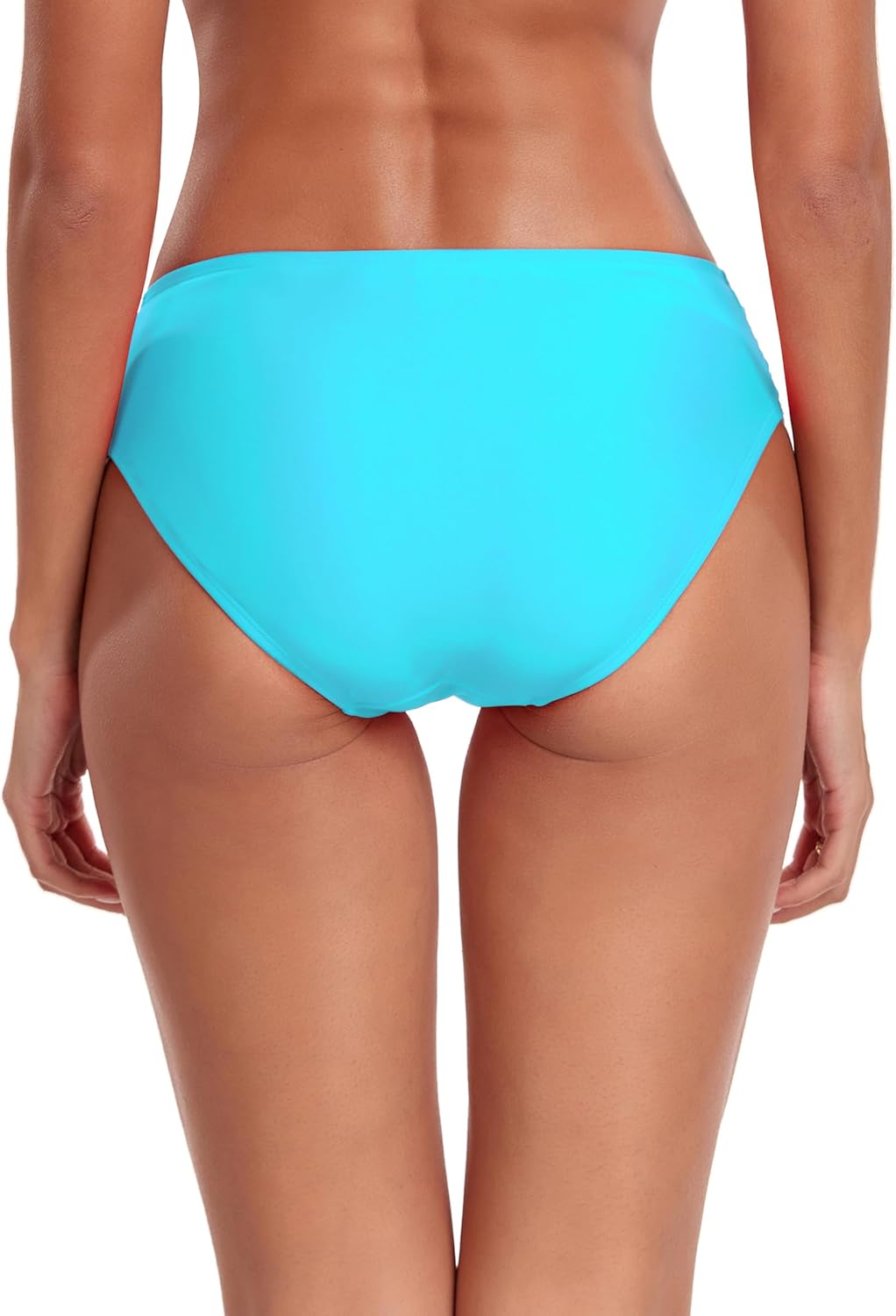 Ocean Blues Women's Ruched Sides Bikini Bottom Medium Coverage Bikini Bottom - Image 5