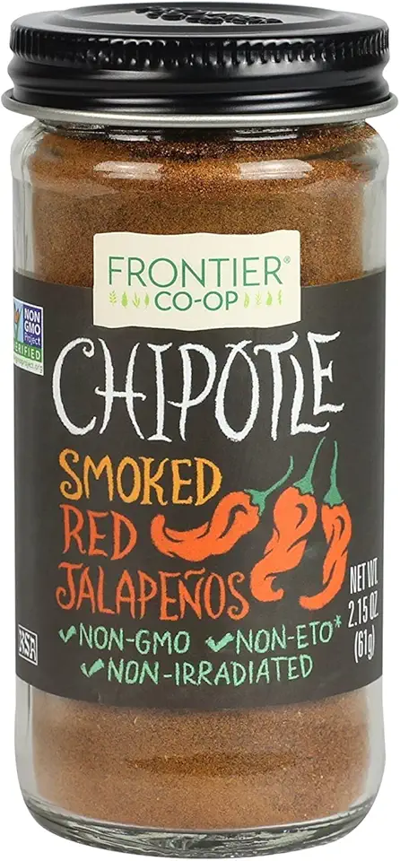 Frontier Herb Ground Chipotle Pepper, Vegan, 2.15 Ounces (Pack Of 1)