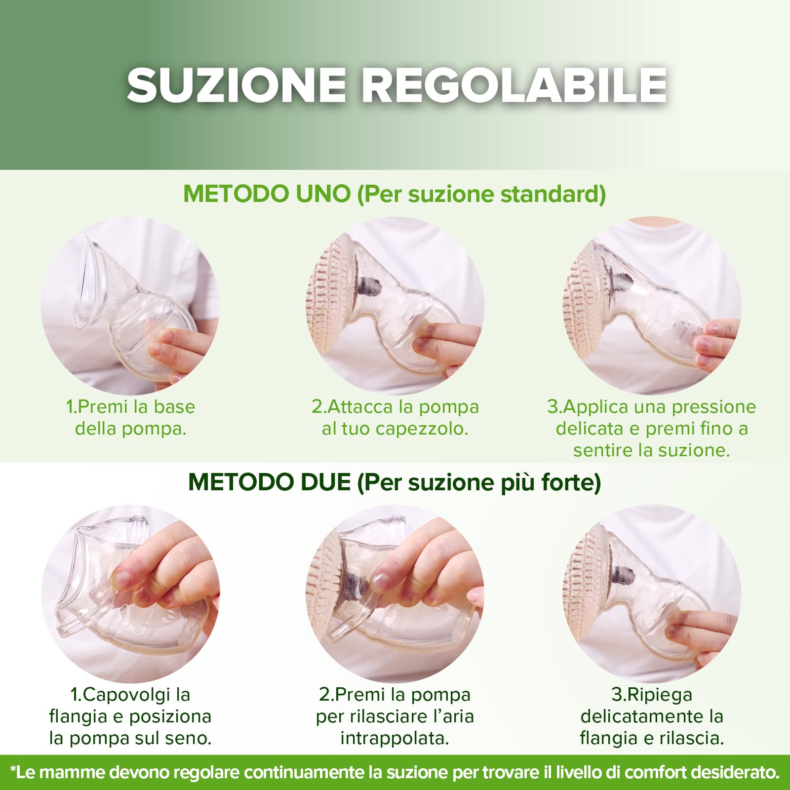 haakaa 100 ML Tiralatte Manuale, Trasparente Tiralatte in Silicone, Aspirazione Manuale per Risparmiare Latte, Sano e Innocuo