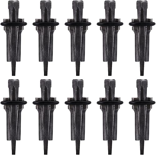 HighFree 10 paquetes de cuñas y plumas de 58 pulgadas, herramientas de mano para dividir piedra de roca y mármol de hormigón