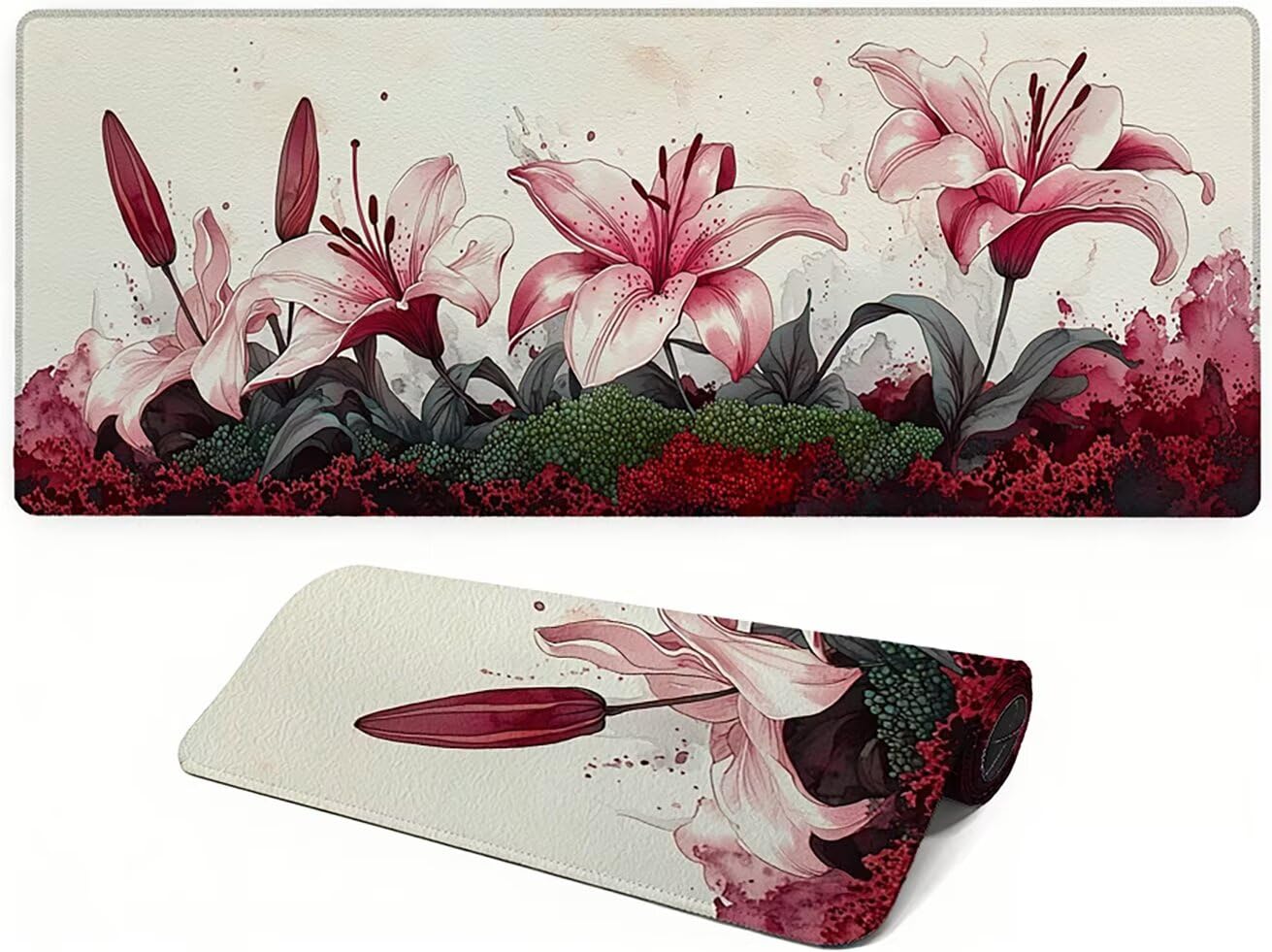 Générique Lejnlnng Flower Podkładka pod mysz do gier XXL 160x80cm - JL2838
