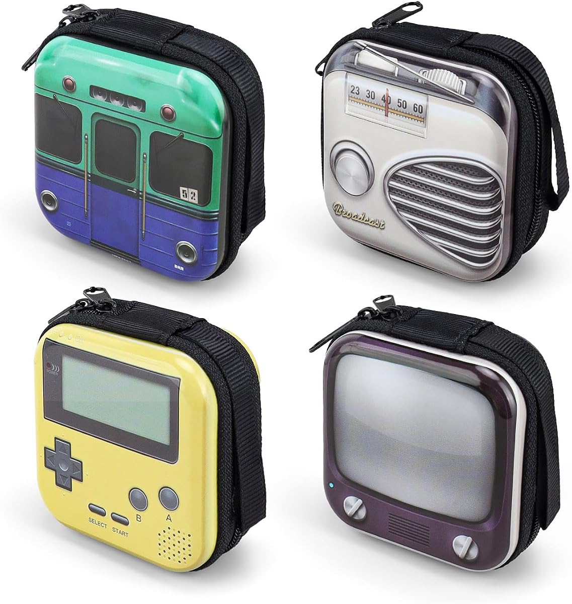 HASLED 4 Piezas Bolsa para Auriculares