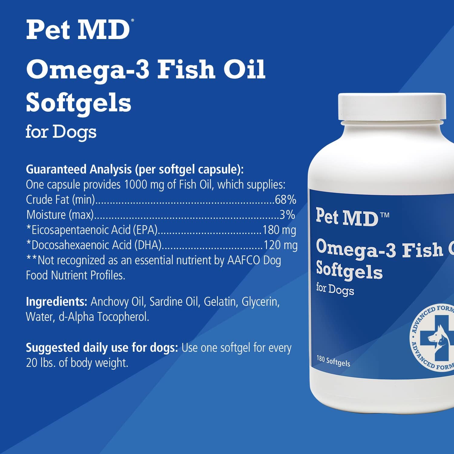 Pet MD Omega 3 Softgels & Wrap A Pill Bacon Flavor Pill Paste