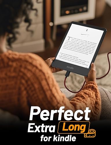 Vista 3 de Cable de carga USB C para Yaxa Fire HD 10 de 9ª a 11ª generación 2019 2021, HD 8 2020 2024 Gen HD7 2022 Tablet Kids Pro Edition, cable de carga