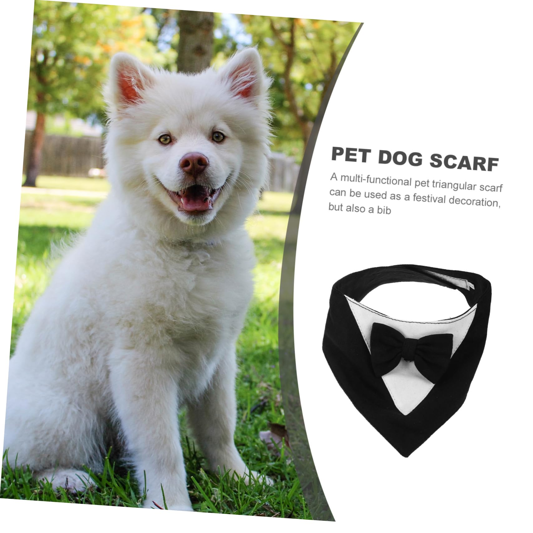 INOOMP 5stücke Hundebandana Für Welpen Verstellbare Polyester-halsbinde Mit Triangular-Design Accessoire Für Hundeburger Und Festliche Anlässe Waschbar Und Pflegeleicht