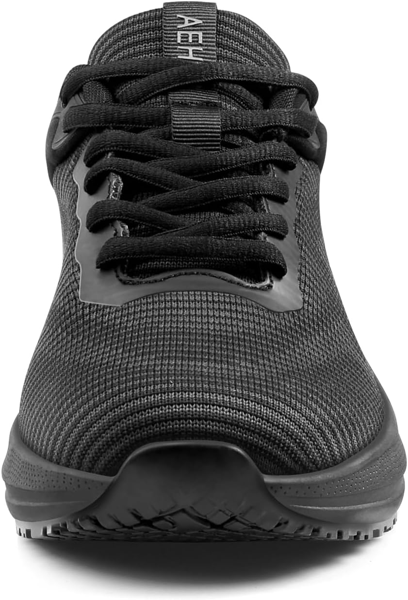Women's Non Slip Work Shoes Food Service Waterproof Slip-Resistant Chef Shoe for Kitchen Restaurant Hospital Staff Lightweight Walking Sneakers with Easy-Clean Slip-On Design image 3