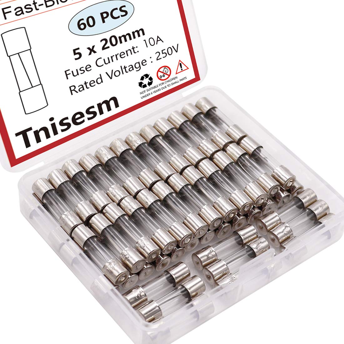 Unique Bargains 20 Pcs 1.5A 250V Quick Fast Blow Glass Tube Fuses 5mm X 20mm F1 5al250v Unique Bargains 20 Pcs 1.5A 250V Quick Fast Blow Glass Tube Fuses 5mm X 20mm F1 5al250v