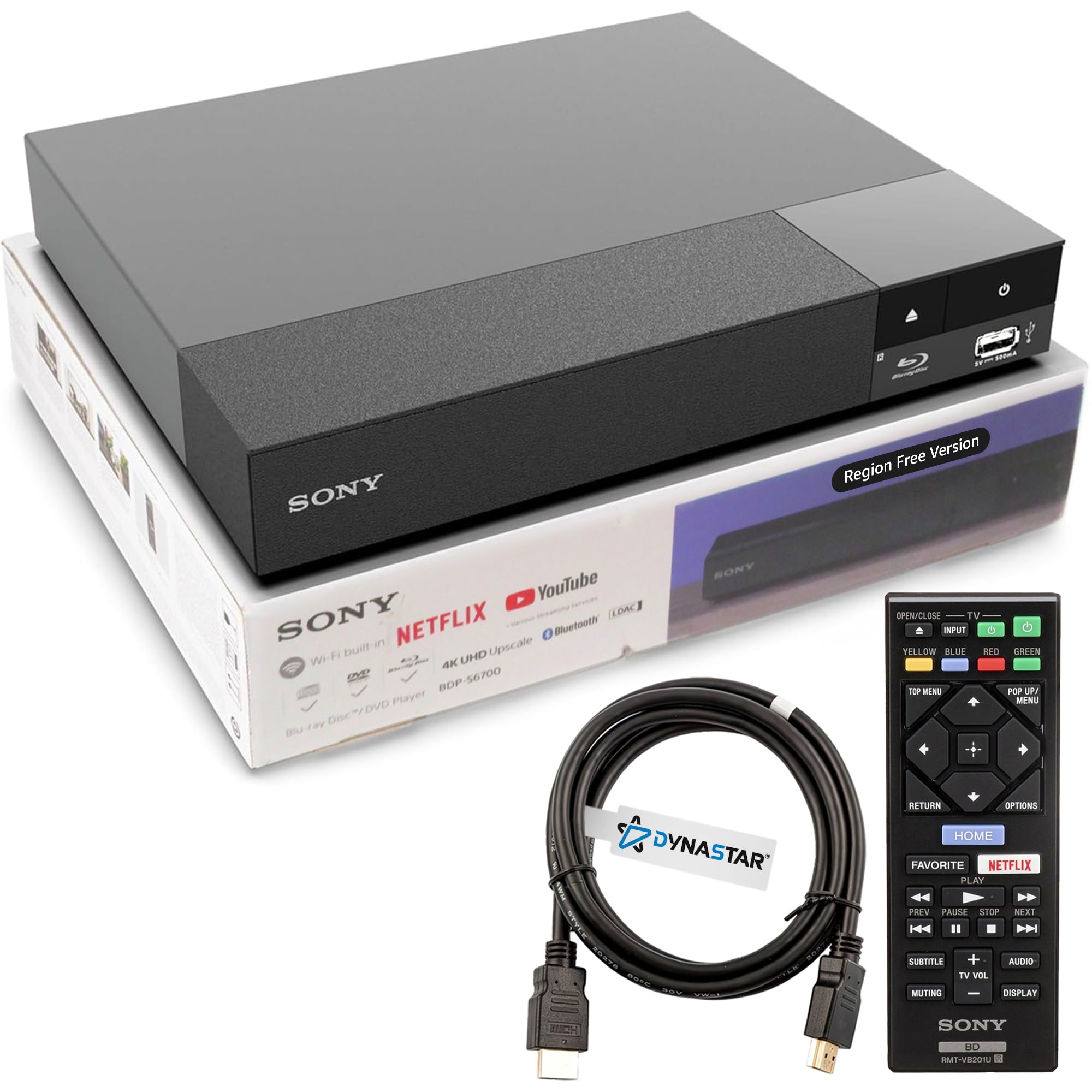 Region Free Blu-ray Player Compatible with Sony BDP-S6700 | Multi