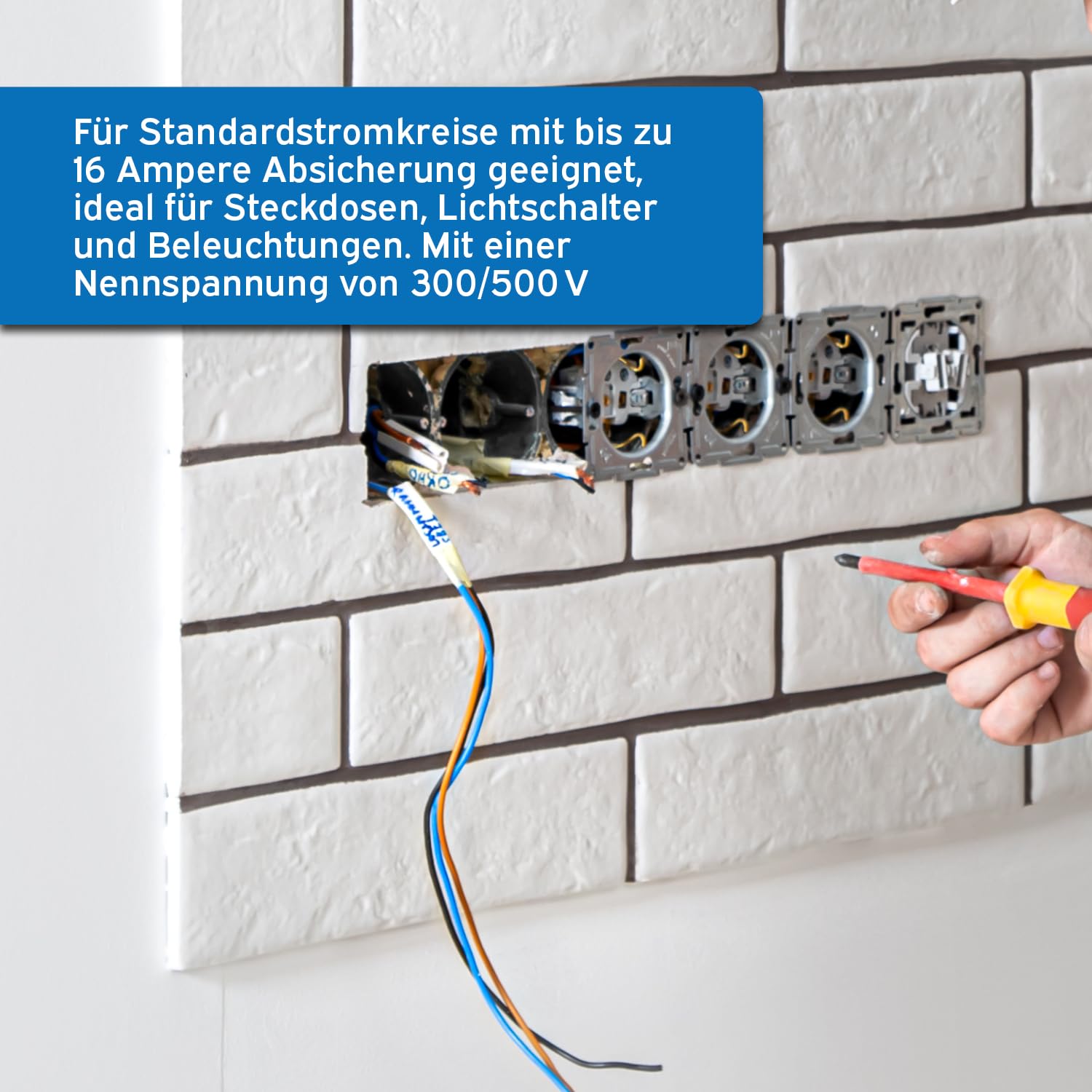kör4u NYM-J 3 x 1,5 mm², 100 m Installationskabel, Mantelleitung, DIN VDE